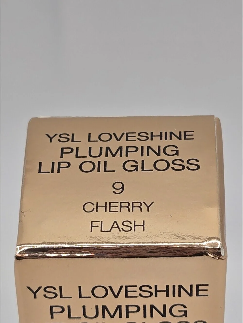 Yves Saint Laurent Loveshine Lip Oil Gloss 09 Cherry Flash Hyaluronic New